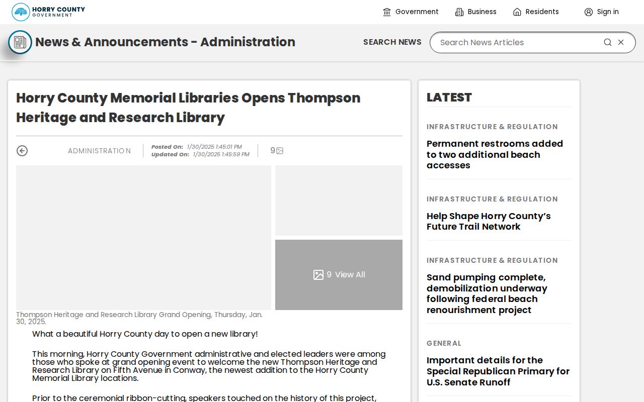 Conway residents directory Thompson Heritage and Research Library announcement